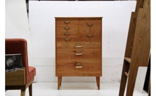 ピッキオ チェスト 無垢家具 北欧家具デザイン ブラックチェリー