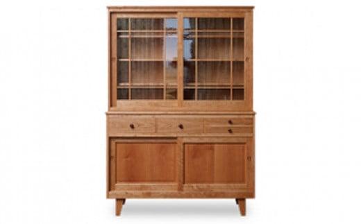 ピッキオ カップボード 無垢家具 北欧家具デザイン ブラックチェリー