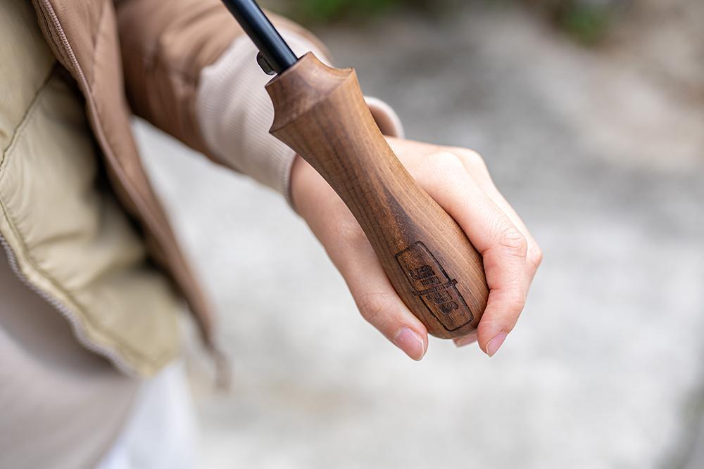 【大川市】グリップス 完成品（傘とグリップス取り付けた状態）Bタイプ：エッジ ロゴ（Grips）有り