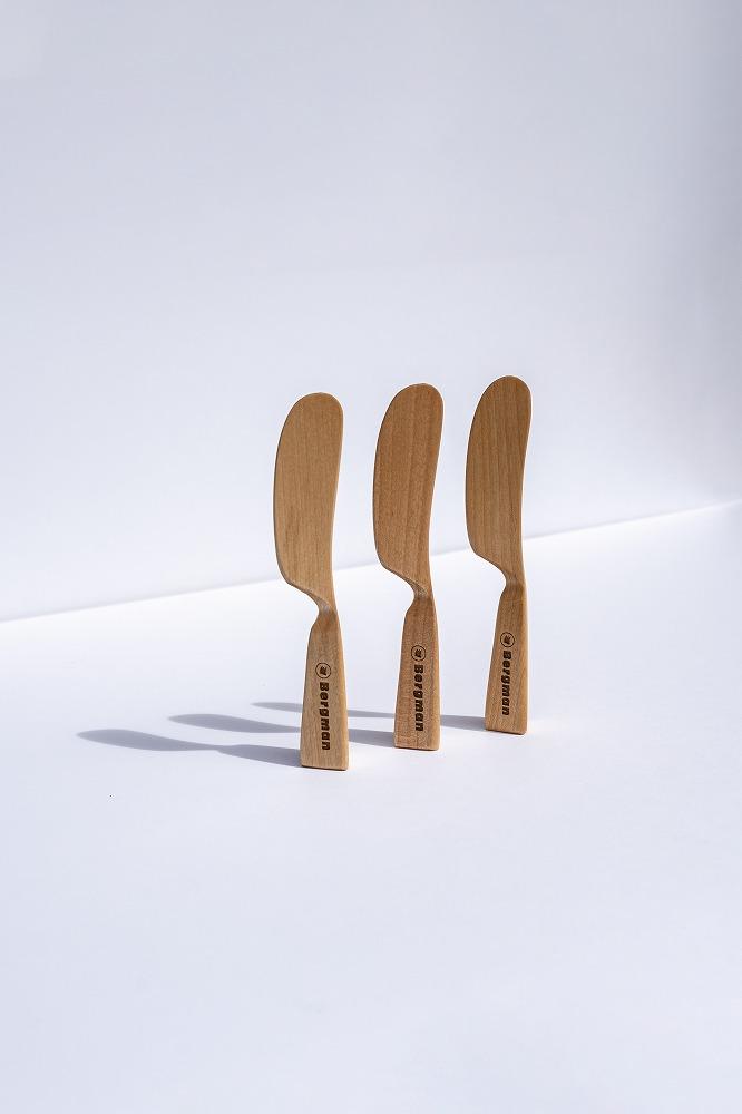 バターナイフ  17センチ 天然木 国産 大川家具