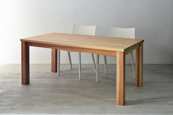 【大分県天領日田杉だけで作る】モリダイニングテーブル 150 国産杉