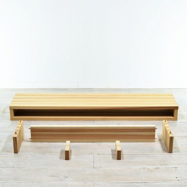 【ナチュラル＆スタイリッシュな国産杉テレビ台】クラブＡＶボード 150 国産杉