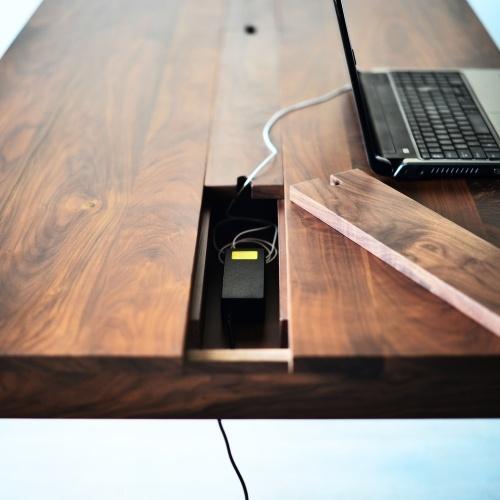 【ワーキングデスク・会議用デスク・ダイニングに！】スマートデスク 150 ウォールナット