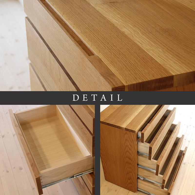 【大川家具】無垢材 チェスト タンス 洋服タンス 収納タンス 整理タンス クローゼット 彩美 幅900 ホワイトオーク 衣類収納 小物収納 収納 北欧 国産 完成品 組み立て不要【設置付き】