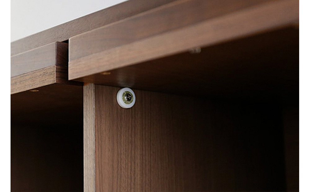 【開梱設置】高野木工 LECCE レッチェ 77マガジンレコードラック ウォルナット【10年保証】