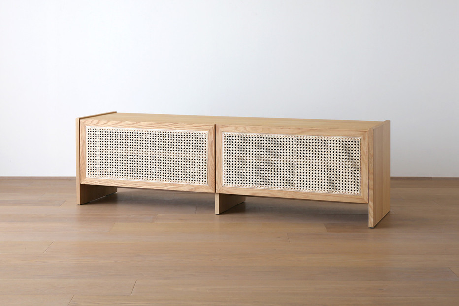 【開梱設置】高野木工 ブレス 150ローボード オーク【10年保証】