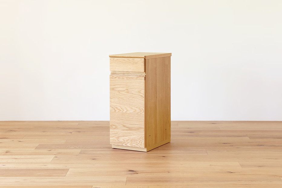 【開梱設置】高野木工 アスター 90天板 + 30キャビネット (左開き・右開き) + 60デスク ※置きミラー別売 ※スツール別売 オーク【10年保証】