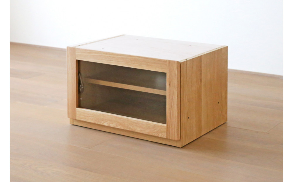 【開梱設置】高野木工 ASTER SET3 アスター 120TV天板 + 60TVガラス扉 + 60TVチェスト オーク【10年保証】