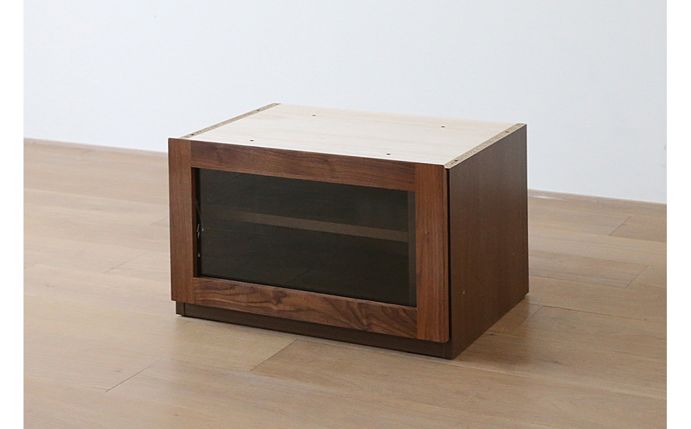 【開梱設置】高野木工 ASTER SET3 アスター 120TV天板 + 60TVガラス扉 + 60TVチェスト ウォルナット【10年保証】