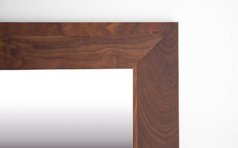 【開梱設置】高野木工 プレーンミラーLARGE89 WN【10年保証】