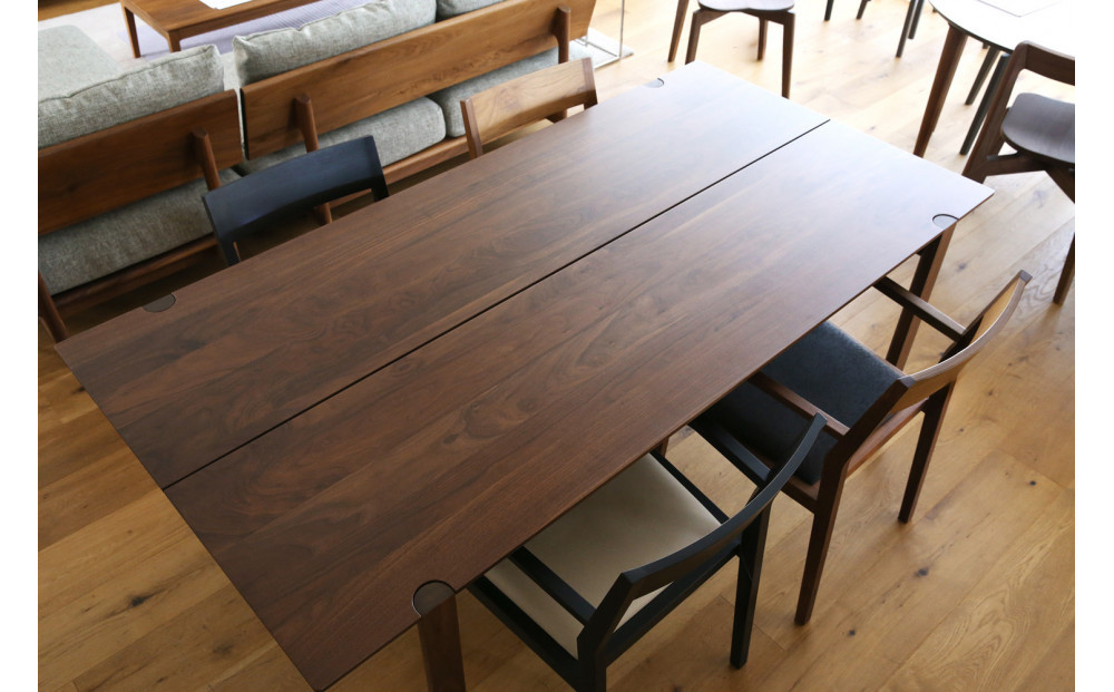 【開梱設置】高野木工 LAITON レトン ダイニングテーブル ウォルナット W180×D90【10年保証】