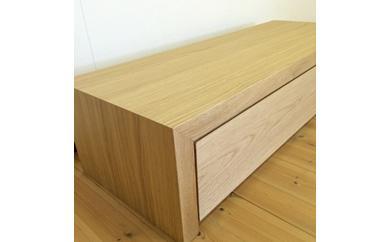 【120TVボード　オーク120cm/オーク・オイルフィニッシュ】扉を閉めたままでもリモコンが効く、天然木オーク材のテレビボード