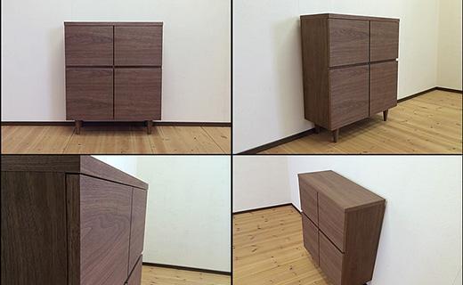 FAX・電話台にも使えるおしゃれなキャビネット  家具 棚 キャビネット ラック リビングボード サイドボード 飾り棚 食器棚 本棚 MUFactory