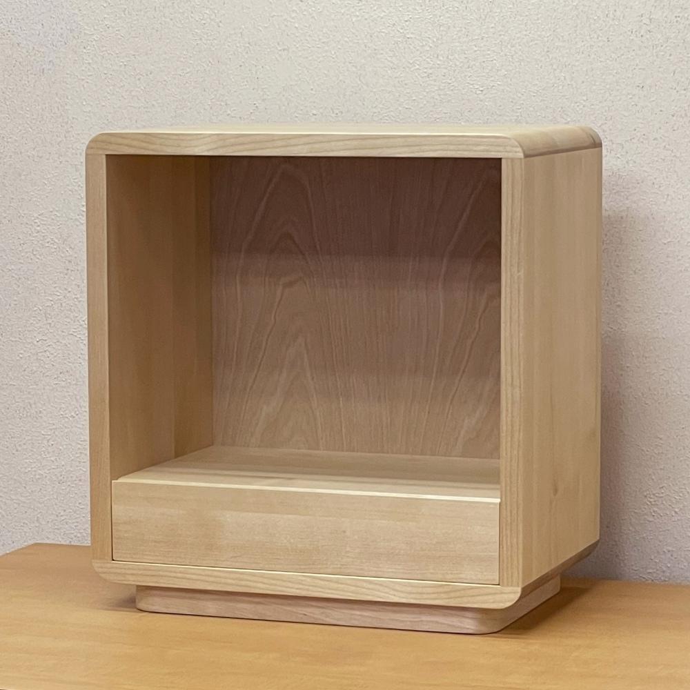 ペット仏壇 01（樺桜）無垢 オイルフィニッシュ 本体のみ 引き出し付き おしゃれ かわいい 国産 日本製 デザイン インテリア リビング シンプル 家具調 上置き