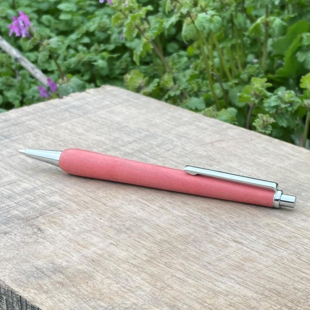 Slim 木軸シャープペンシル（ピンクアイボリー）木製シャーペン木軸 シャーペン 入学祝い 卒業祝い 合格祝い 就職祝い 贈り物 プレゼント 父の日 母の日 MUKU屋 MUFactory