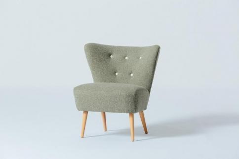 【完成品】【開梱・設置】1人掛けソファ ソファー：Elena エレーナ1P