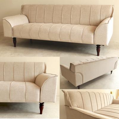 3人掛けソファ Albero 幅198cm アイボリー【国産】【大川家具】【配送設置】