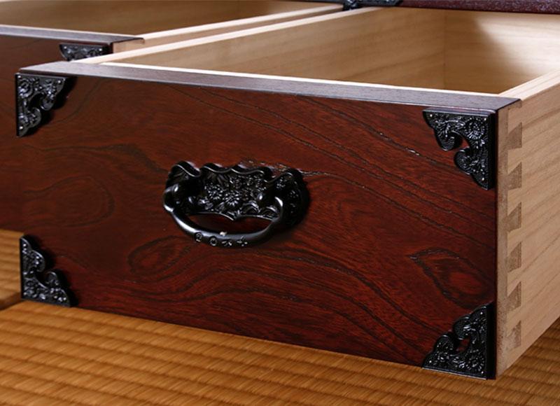 【吉野民芸 120-1チェスト】★創業明治40年老舗「境木工」熟練の職人の手により1つ1つ丁寧に作り上げる伝統工芸品「吉野民芸家具」