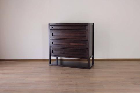 【万葉 85うつわ箪笥】★浮造り加工が施されたレトロな雰囲気で和モダンや伝統を感じる古民家風インテリアを演出します