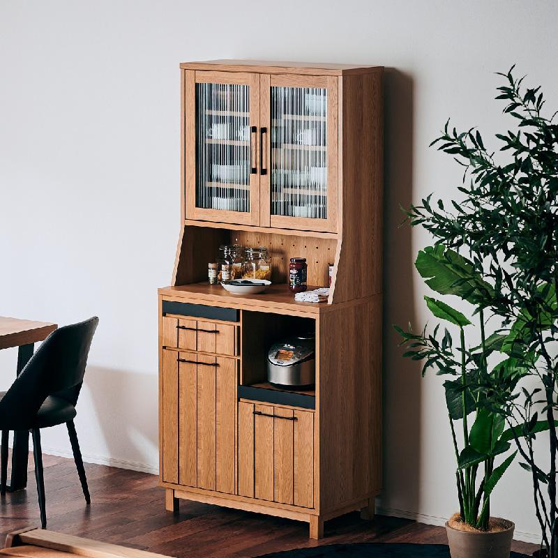 【Jyenero／ジェネロ 幅80cmダイニングボード】★大容量の収納と部屋に合わせやすいデザイン