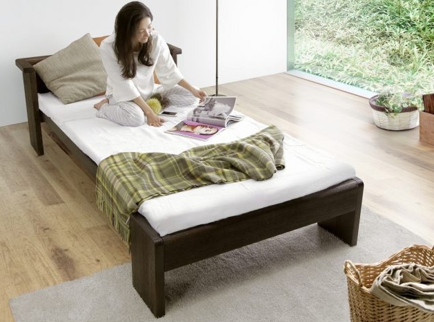 ≪大川の匠≫ 焼桐ベンチベッドS