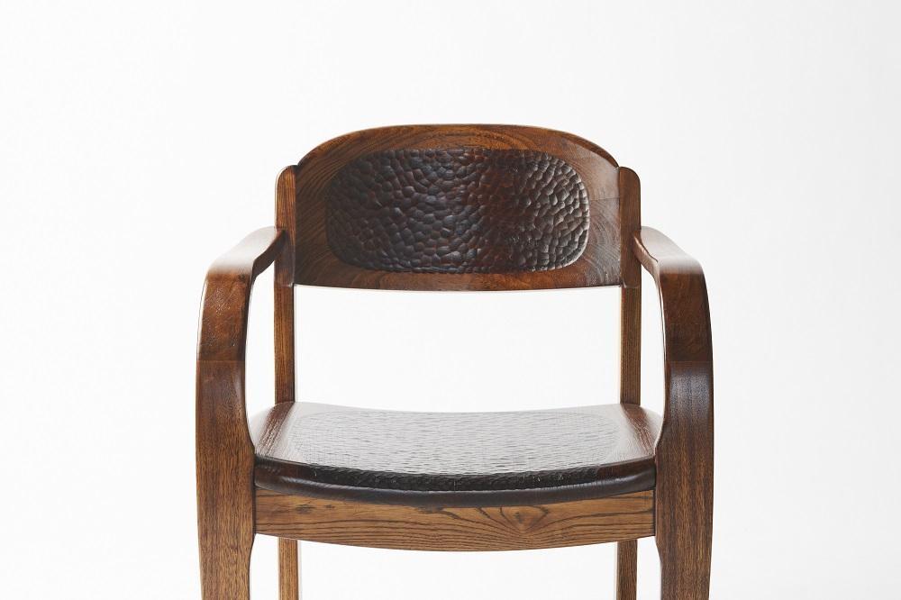 漆塗り触れ合い椅子（桐）1脚