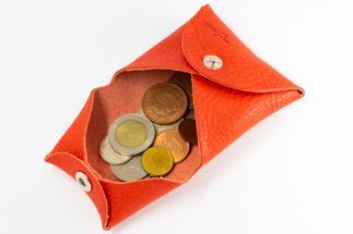 maf pinto コインケース レザー 革 小銭入れ 財布 レッド シュリンク