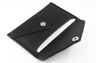 maf pinto 薄型名刺入れ レザーカードケース ブラック