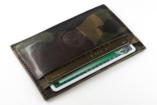 maf pinto レザーカードケース カモフラージュ ダーク