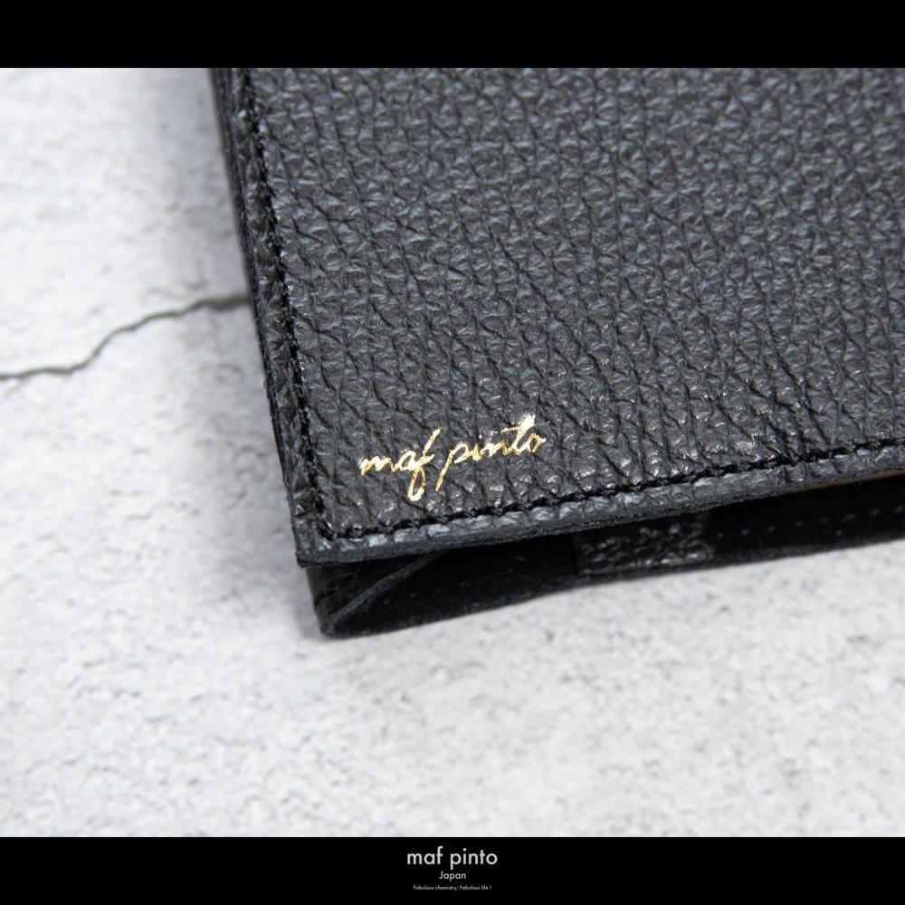 maf pinto (マフ ピント) レザーブックカバー文庫サイズ ADRIA LINE ブラック 本革 日本製