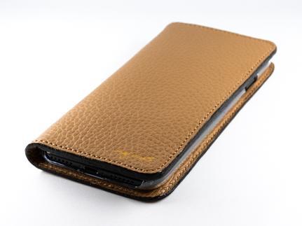 maf pinto アイフォーンケース 本革 日本製 (iPhone SE 第2世代 ／ 8 ／ 7, ) ADRIA LINE 【カプチーノ】