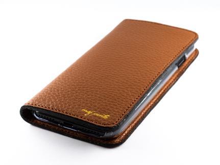 maf pinto アイフォーンケース 本革 日本製 (iPhone SE 第2世代 ／ 8 ／ 7, ) ADRIA LINE 【キャラメル】