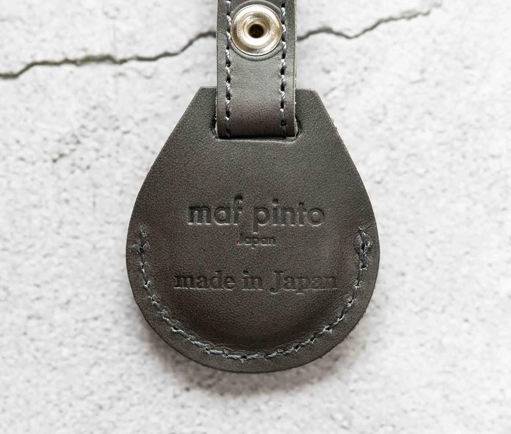 エアタグ用 キーホルダー カバー レザー 本革 キーリング apple airtag 【グレー】