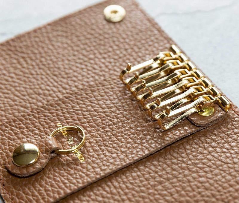 maf pinto (マフ ピント) キーケース キャラメル ADRIA LINE レザー 本革 日本製