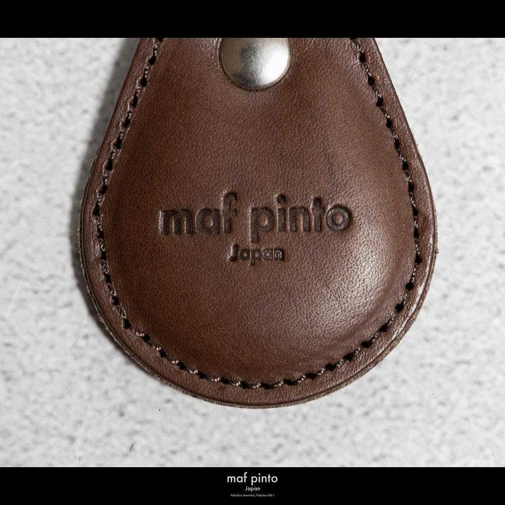 maf pinto (マフ ピント) タグ キーリング キーホルダー キーケース キーチャーム ダークブラウン レザー 本革 日本製