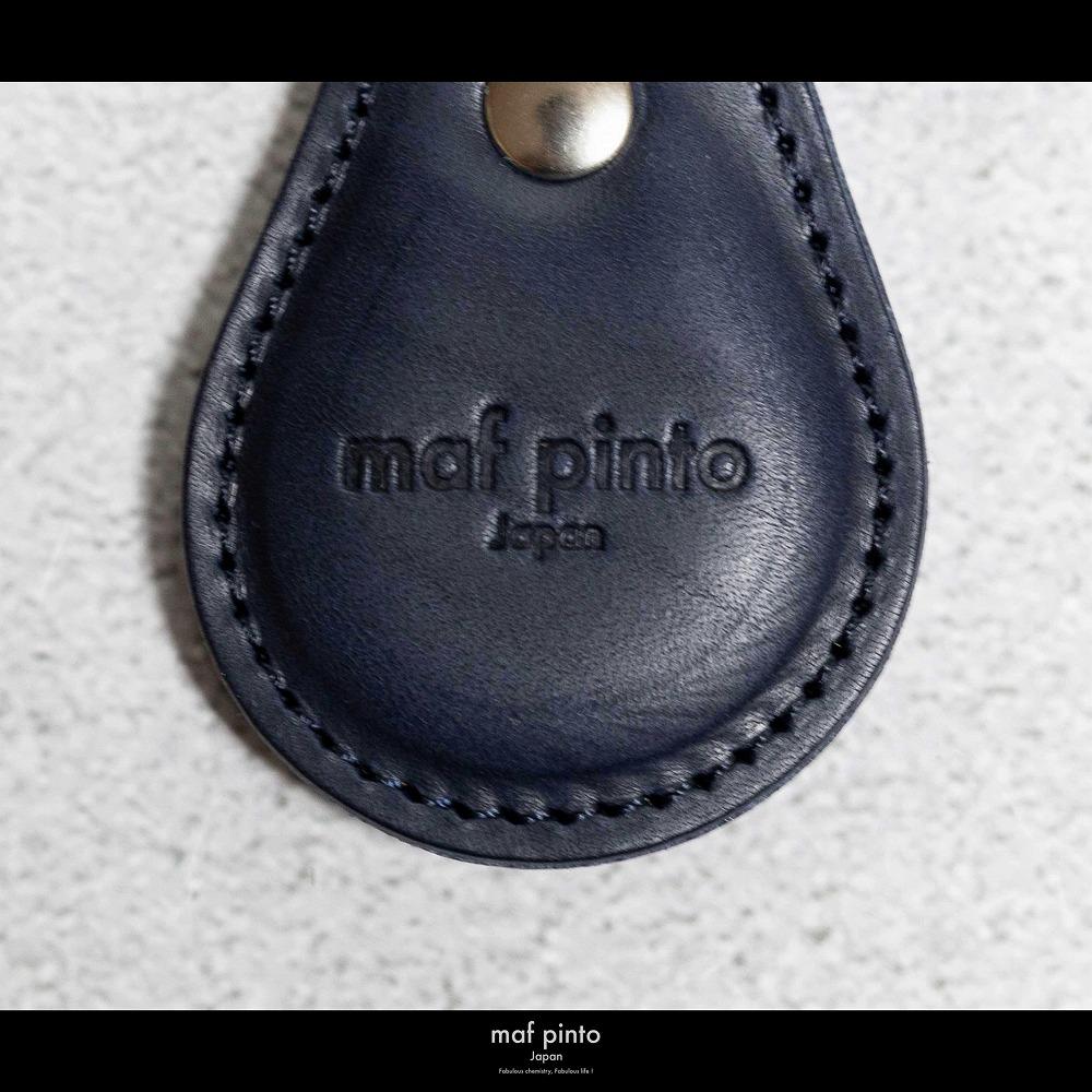 maf pinto (マフ ピント) タグ キーリング キーホルダー キーケース キーチャーム ネイビー レザー 本革 日本製