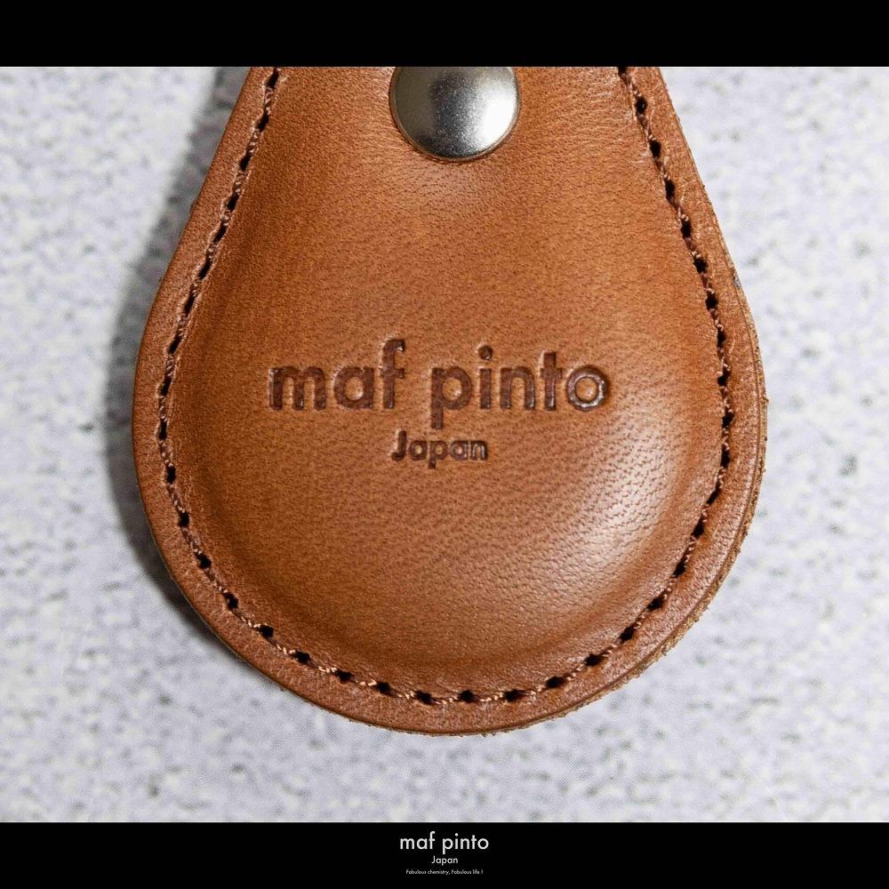 maf pinto (マフ ピント) タグ キーリング キーホルダー キーケース キーチャーム ライトブラウン(同色ステッチ) レザー 本革 日本製