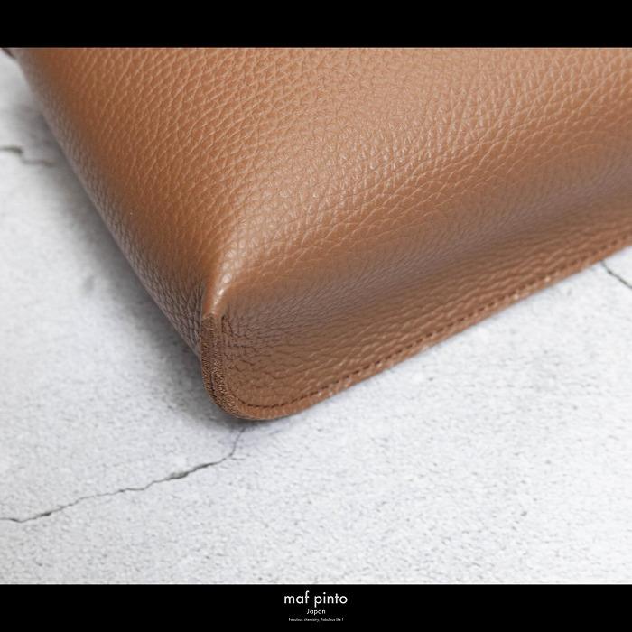maf pinto (マフ ピント) ミニショルダー バッグ サコッシュ コンパクト キャラメル ADRIA LINE レザー 本革 メンズ レディース ユニセックス 日本製