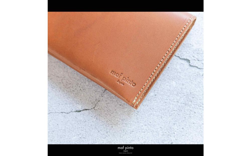 maf pinto (マフ ピント) 通帳ケース 通帳入れ カード収納 ライトブラウン レザー 本革 日本製