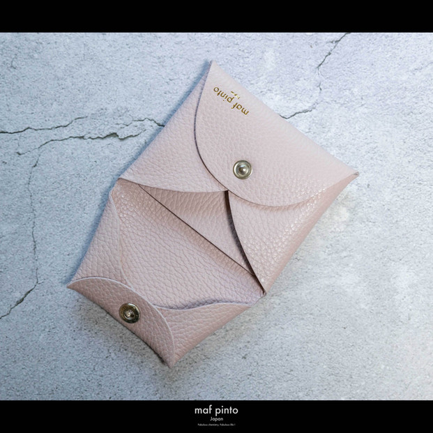 maf pinto (マフ ピント) ミニ財布 コンパクト ウォレット 小型 小銭入れ カードケース レザー 本革 54ライトピンク