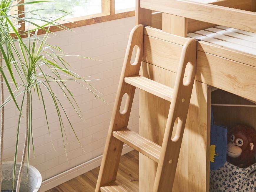 【開梱設置】長く使える”アルダー無垢材”国産組み換え式システムベッド【レジェンド】