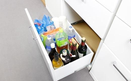 食器棚 トスティ 鏡面ホワイト 幅80cm ダイニングボード【開梱設置】