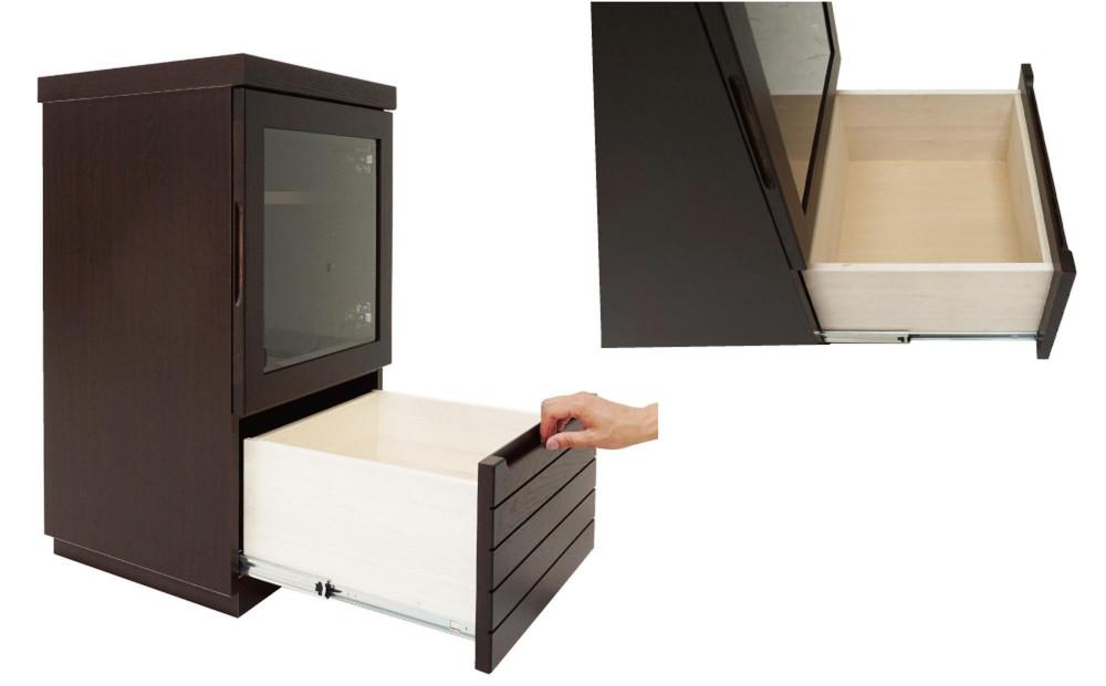 無垢リビング家具グラナーダ(シェルフ,完成品)幅48cm  L／R【6色】