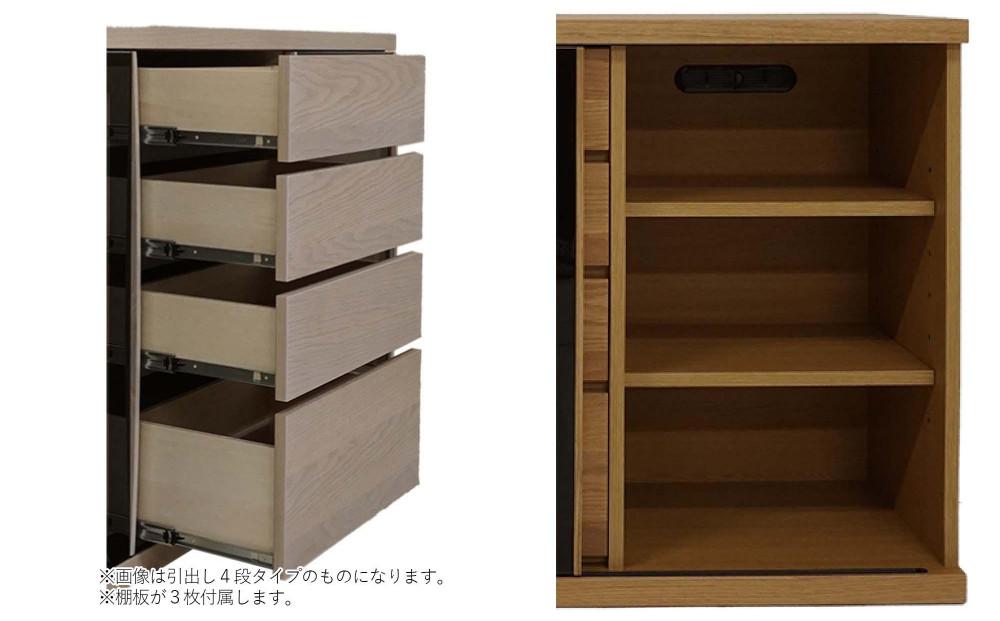 天然木リビング家具アレーグリ(サイドボード)190cm H112【6色】