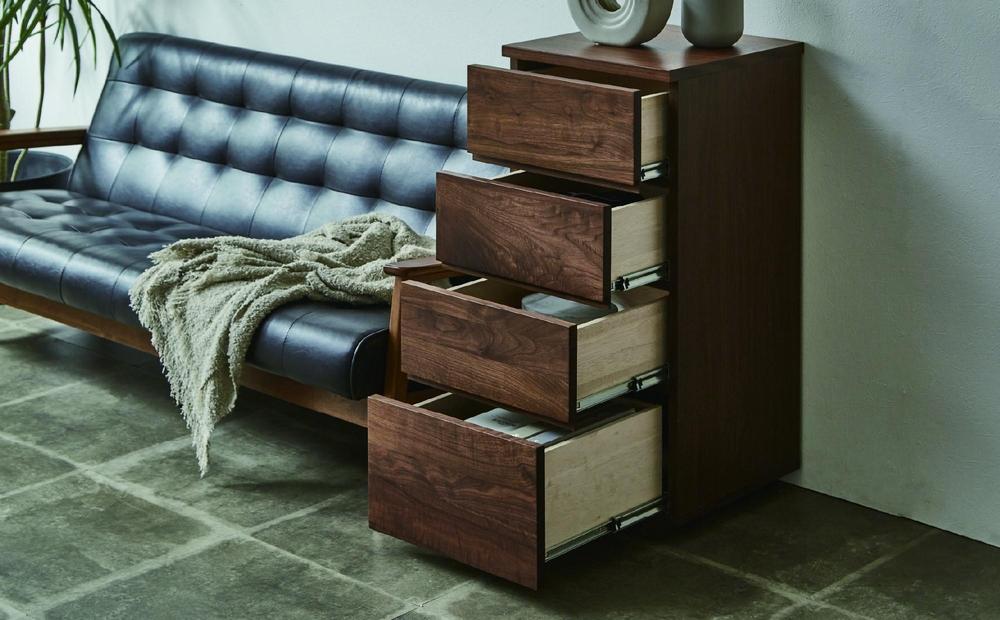 無垢リビング家具NEWイソラ(キャビネット・チェスト)40cmチェスト【２色】