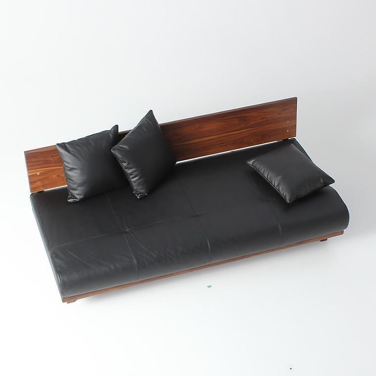 ソファ　ボールド180　WAプラス　ウォールナット無垢　本革　大川家具　福岡県　大川市