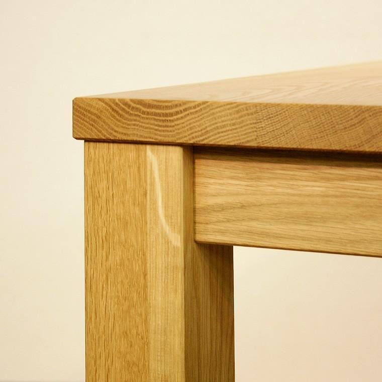 ダイニングテーブル　HOLZ-ho 140×85×72 cm　ホワイトオーク　WAプラス　大川市