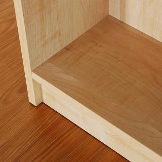 Rank ランク 75シェルフ 幅75 高さ150 ヨーロピアンメープルのナチュラルシェルフ