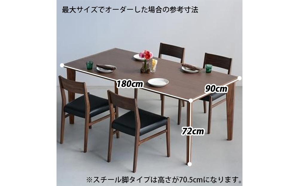 サイズオーダー メラミンテーブル DTジャンブルMM01-02 最大サイズ 幅180 奥行90