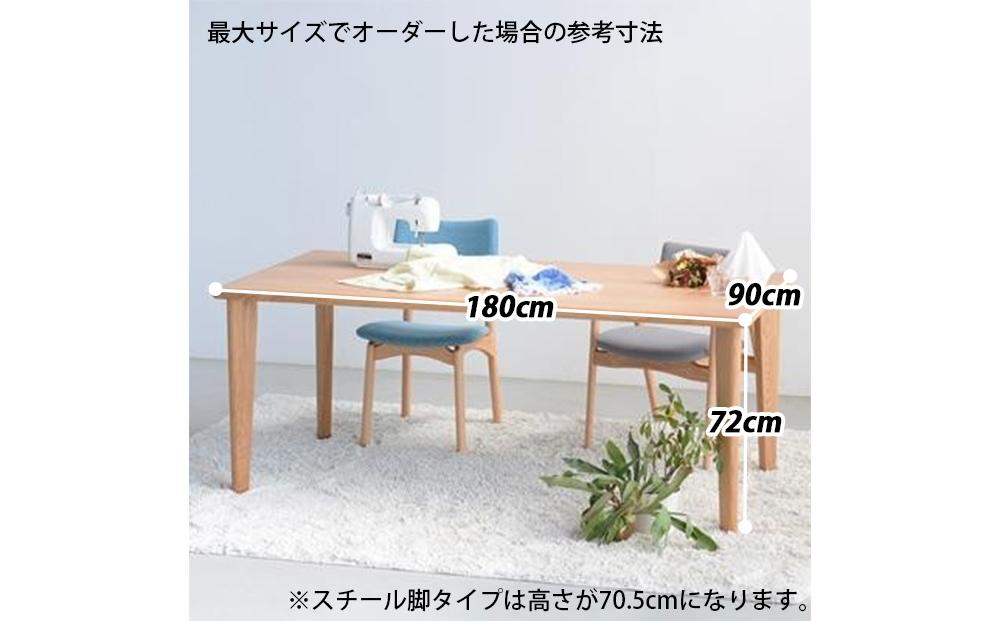 サイズオーダー メラミンテーブル DTジャンブルMM01-05 最大サイズ 幅180 奥行90